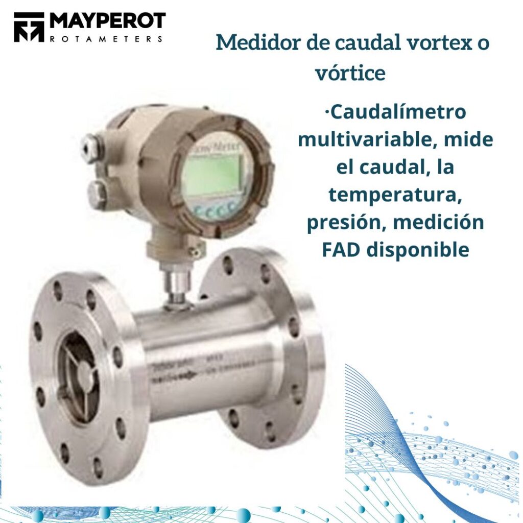 medidor de flujo vortex